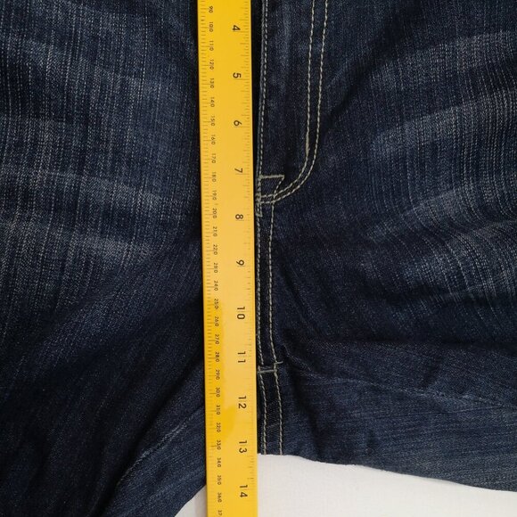 Zana Di Fashion Bug Ladies Size 22 Dark Wash Straight Leg Blue Jeans - Picture 11 of 12